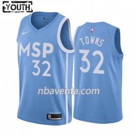 Camiseta Niños Minnesota Timberwolves Karl-Anthony Towns 32 2019-20 Nike City Edition Swingman